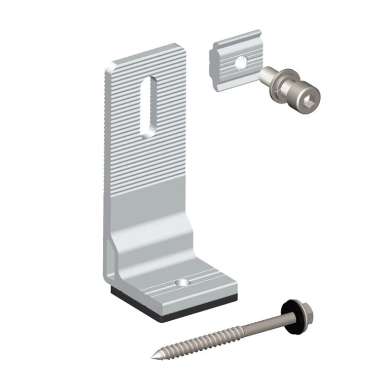 Art Sign metal sheet sandwich rooftop solar panel roof mounting brackets L feet solar roof rack manufacturer