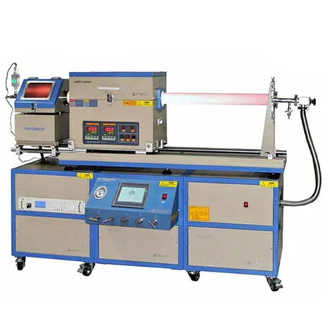 High Temperature 1200 Dual Zones Sliding CVD Tube Furnace