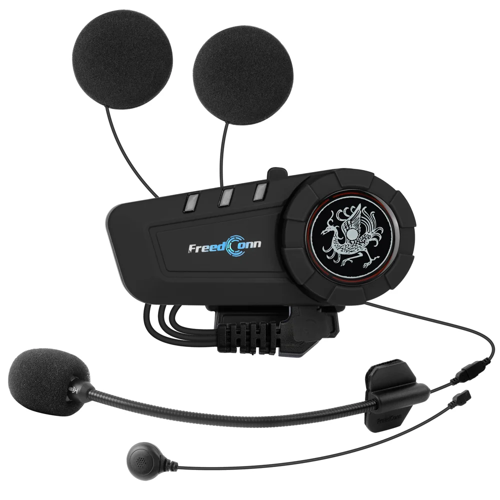 KY Pro Motorcycle Intercom BT Headset Motorbike 6 Riders 1000M moto Group FM Radio Waterproof Interphone