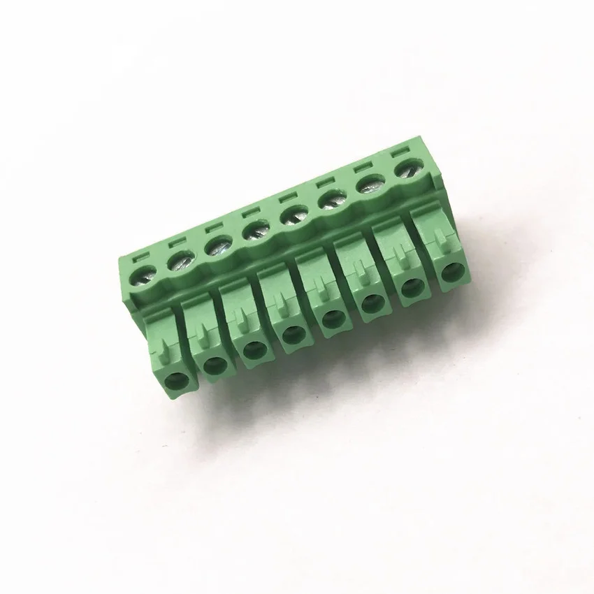 pcb board 3.5/3.81mm  pitch terminal block 2/3/4/5/6/7/8/10 pin 300V 8A terminal blocks connector