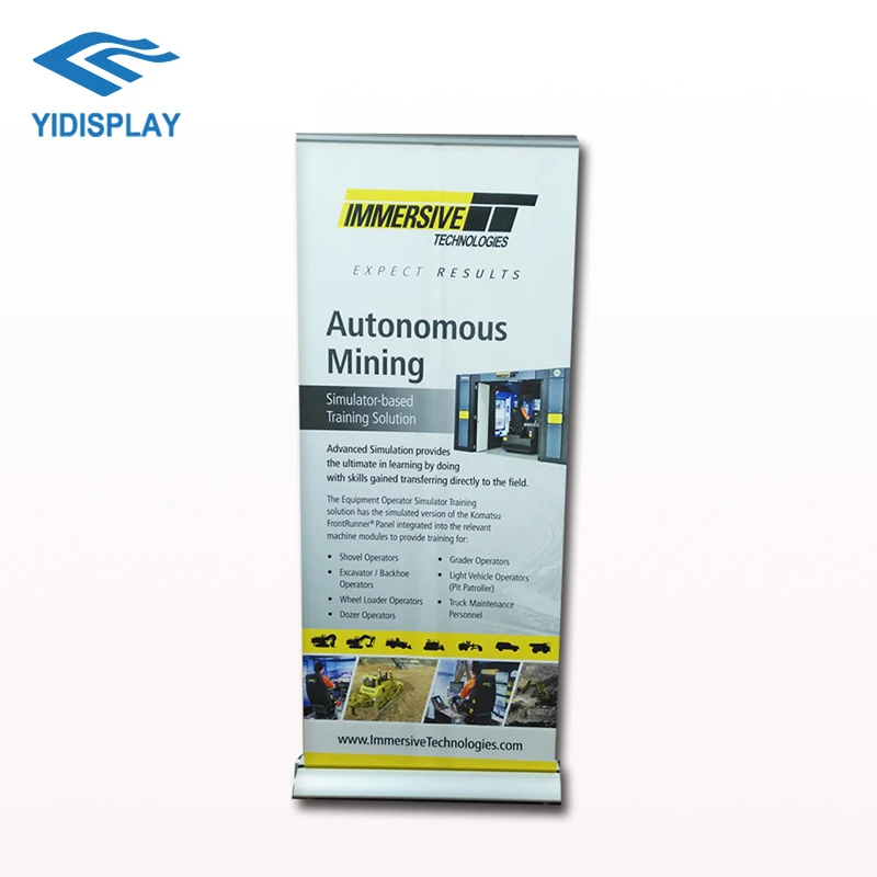 Factory Direct Tripod Outdoor Backdrop Banner Stand Display Roll Up Banner