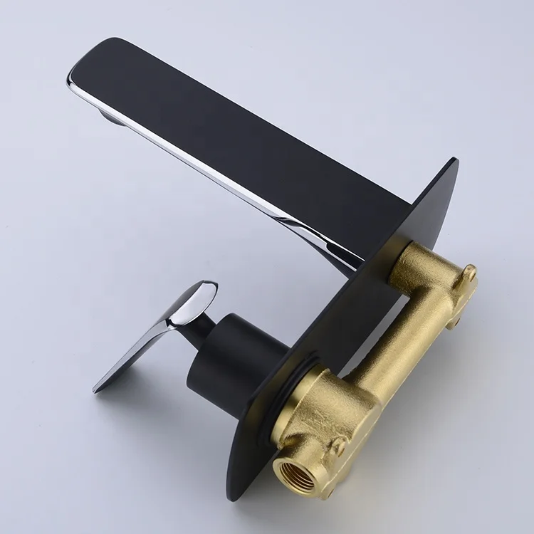 Copper Single Handle Bathroom Faucet Wall Faucet Bathroom Sink tap Wall Mount Single Handle Basin Mixer Tap Bathtub Faucet