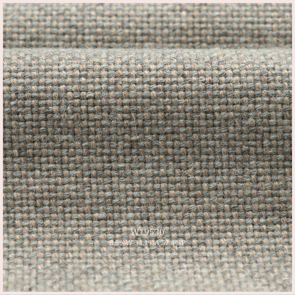 Factory Direct Sale Acrylic Polyester Wool Blend Fabric Upholstery Merino Wool Fabric for Sofa Furniture