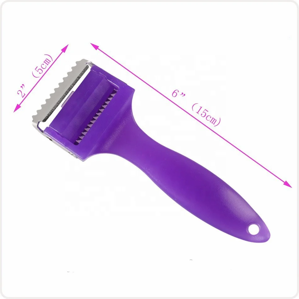 Custom Kitchen Gadgets Cucumber Carrots Potato Skin Premium Quality Swivel Multi Vegetable Peeler Purple Stainless Steel Support