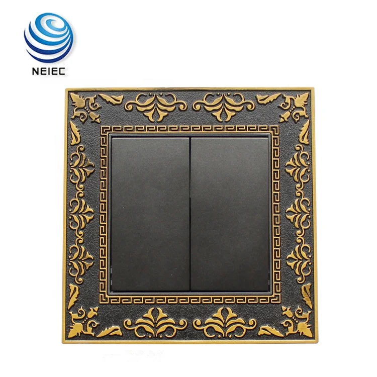 3 gang 1 way Push button electrical swiched socket