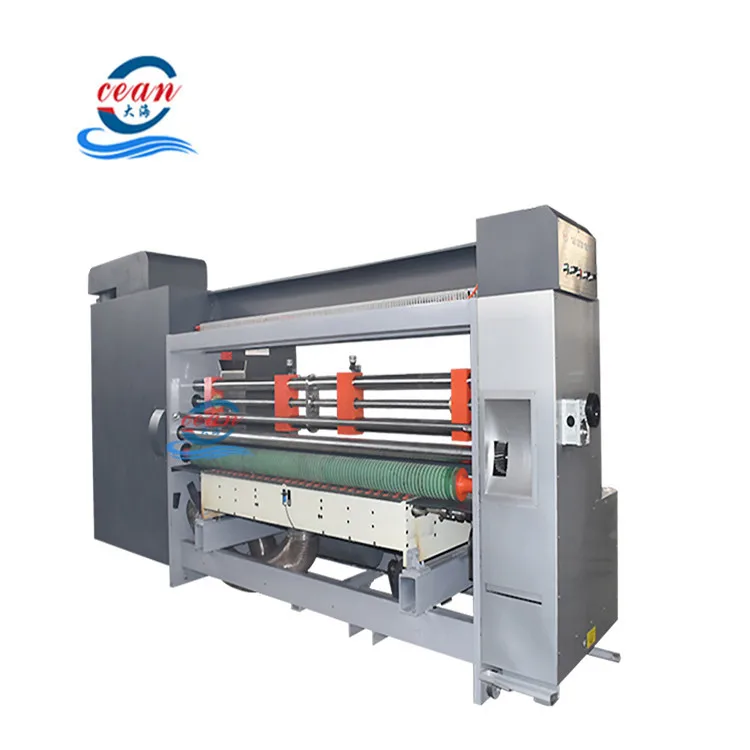 Ocean Automatic 2 Colors Printing Slotting Die Cutting Machine Printer Machine Corrugated Box Making Machine