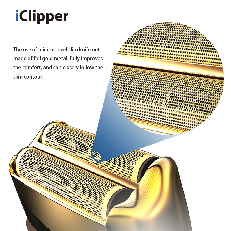 IClipper-TX1-1 головки бритвы сеточная электробритва для мужчин уход за волосами и удаления бороды электрическая