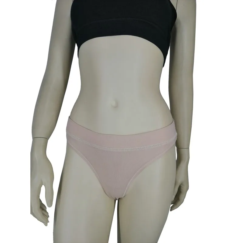 Лидер продаж, дышащие трусики-стринги телесного цвета с низкой посадкой