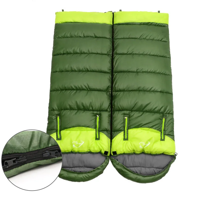  Outdoor summer 170T Polyester Adult Hollow Fiber Cotton Waterproof Travel Hiking Camping Envelope Sleeping