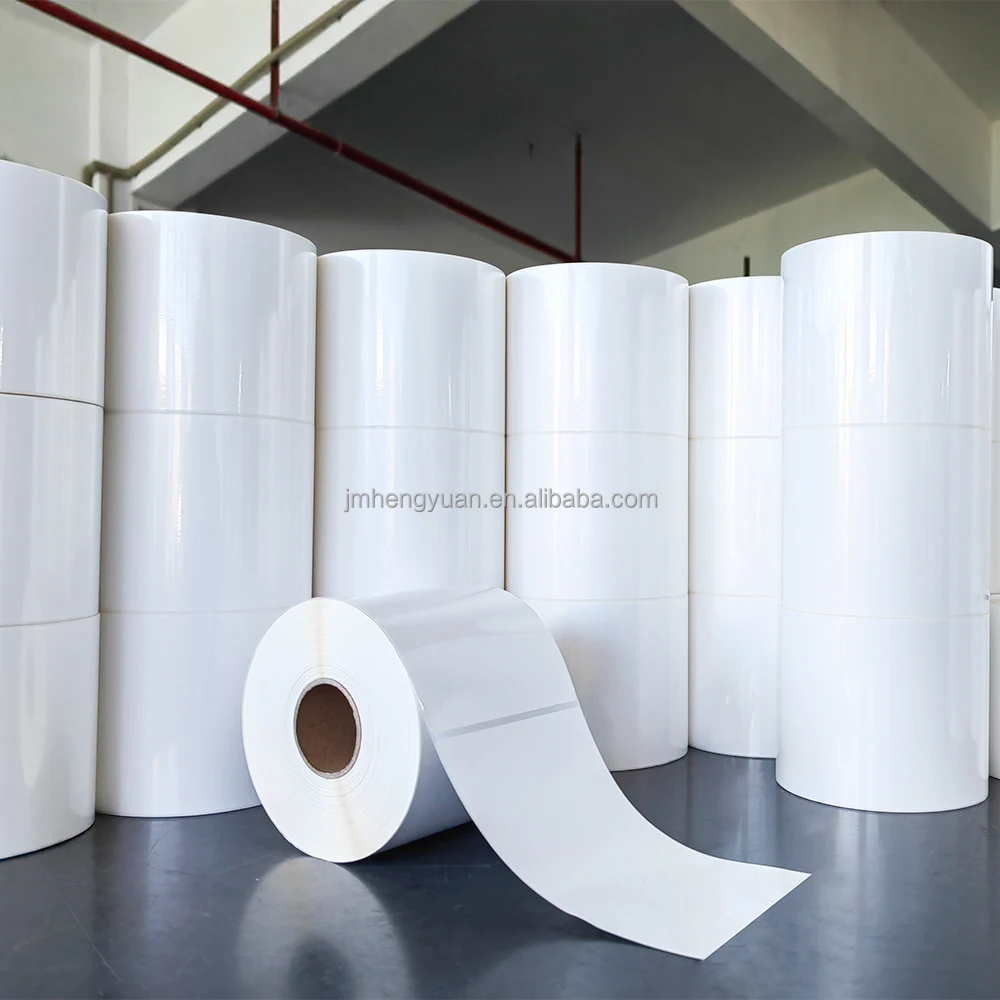 Custom 58mmx40mm Gloss or Matt PP Adhesive Label Waterproof BOPP Material 58x40 PP Label