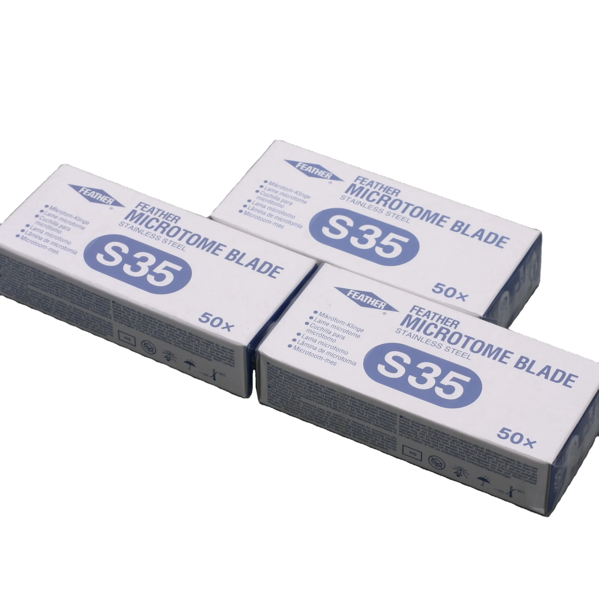 YIDI Medical Professional Gold Supplier Feather Low Profile Feather Microtome Blade s35