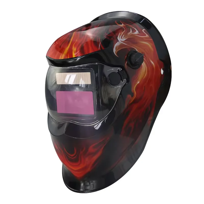 Welding Helmet With Light Solar Auto Dimming Welder Mask For Men 1/1/2 Top Optical  HoodLight And Dark Can Be Adjusted