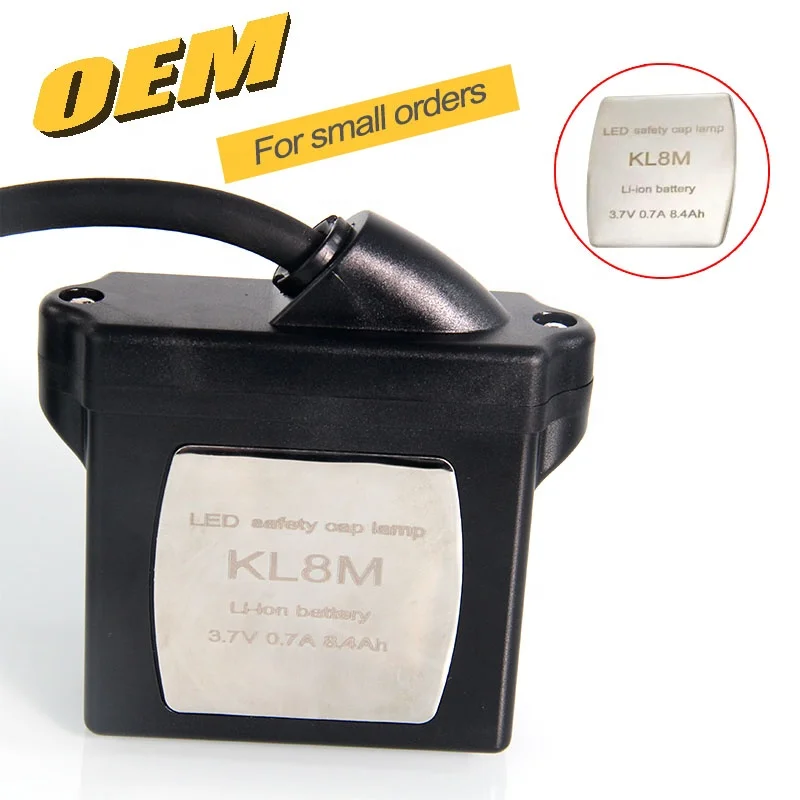 Custom Manufacturing OEM KL8LM LED Rechargeable Explosion-Proof Miners Cap Headlamp Safety Mining Light Helmet Lamp