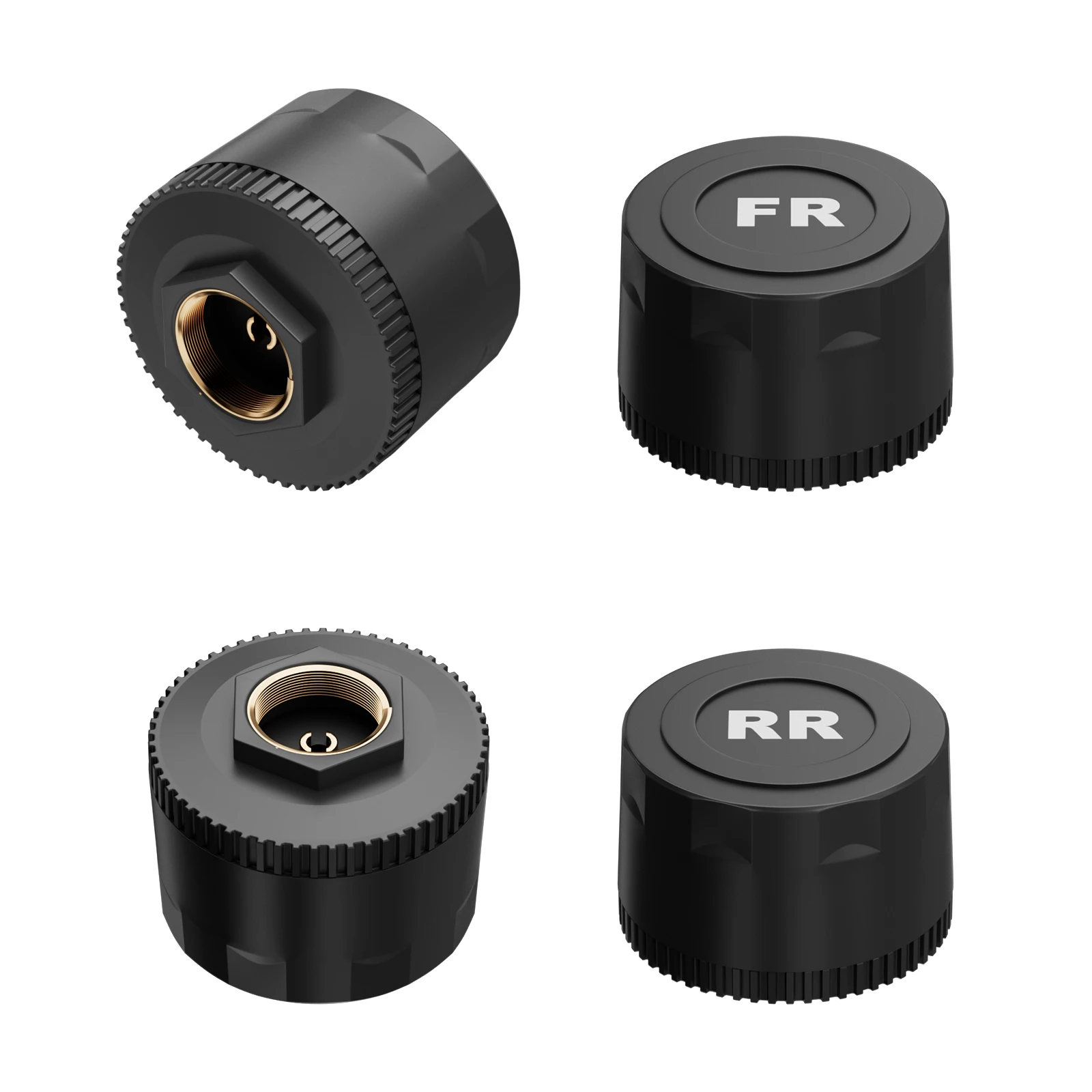 High precision tire pressure gauge 4 tires external sensor universal solar receiver tpms tire pressure monitoring system TPMS