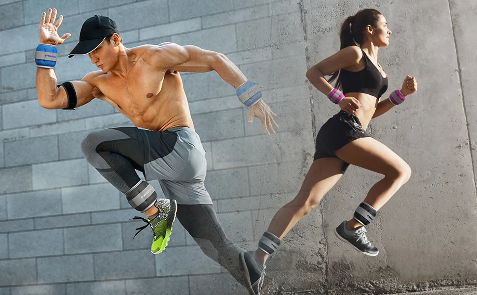 Wrist & Ankle Weights Set  Versatile for Yoga, Walking, Running, Barre, Pilates, Cardio & Aerobics | Home & Gym Workouts