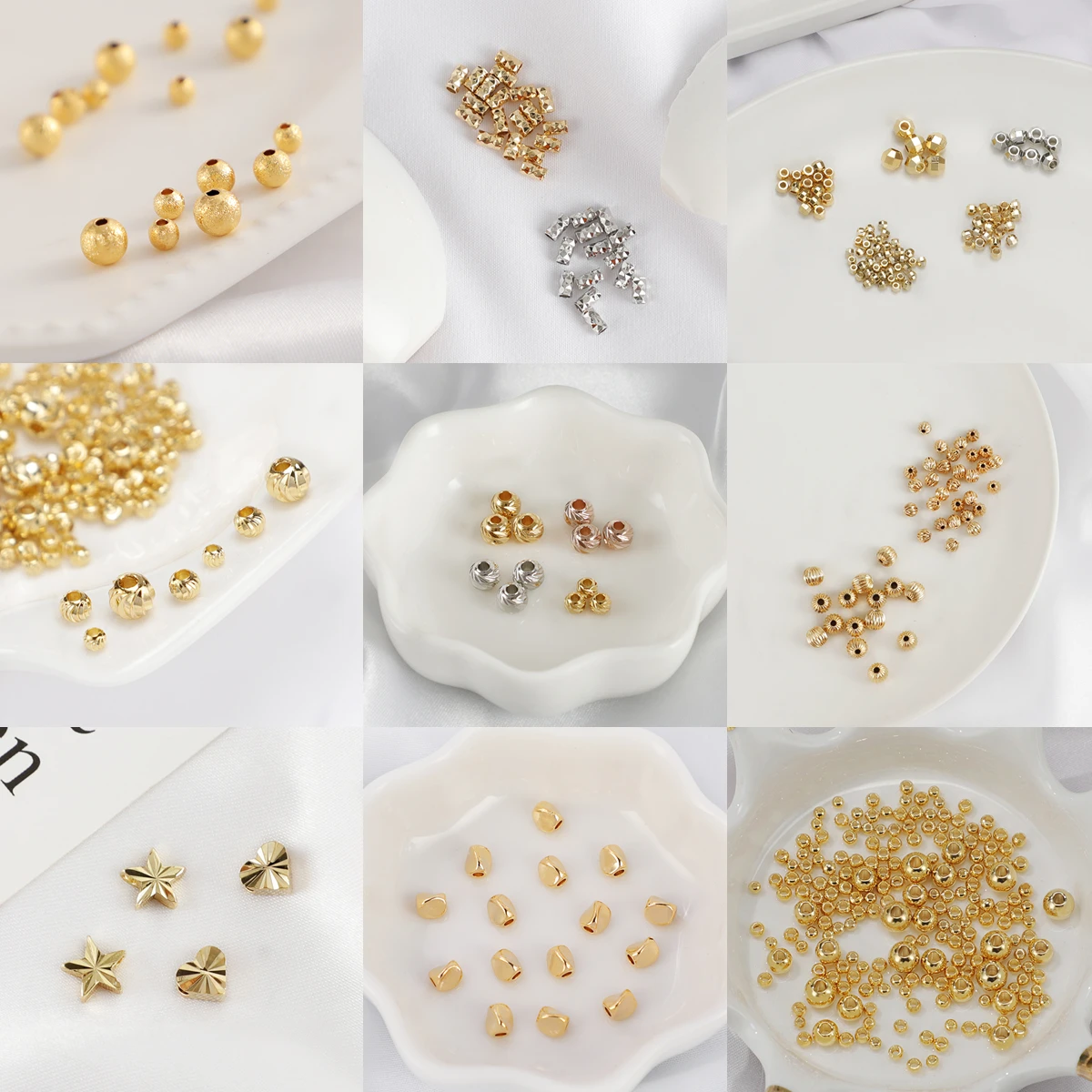 african beads jewelry set modern tribal beaded necklace jewelry brass 18K gold filled diy bead pendant