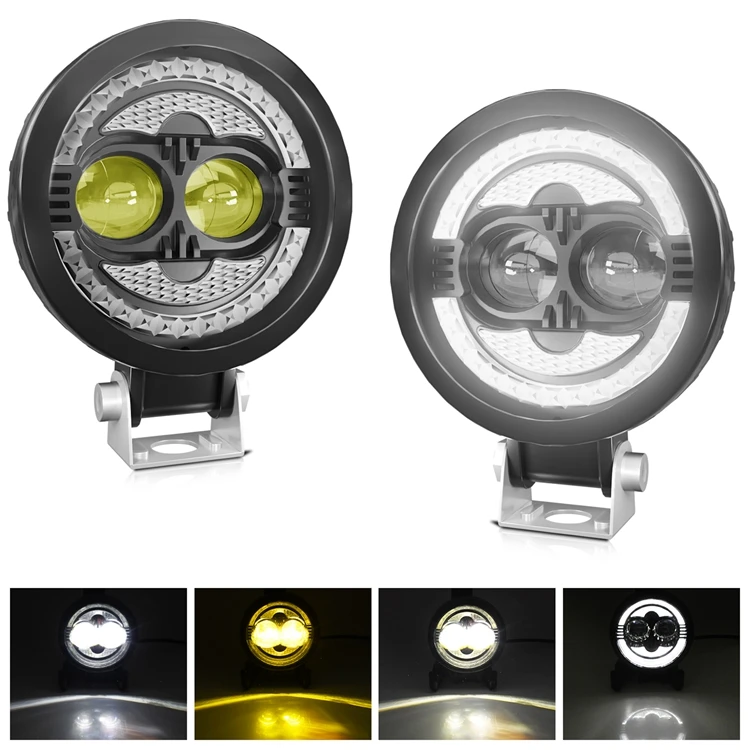 LED light strip, super bright point driving light waterproof mist light orthopedic car motorcycle SUV ATV truck