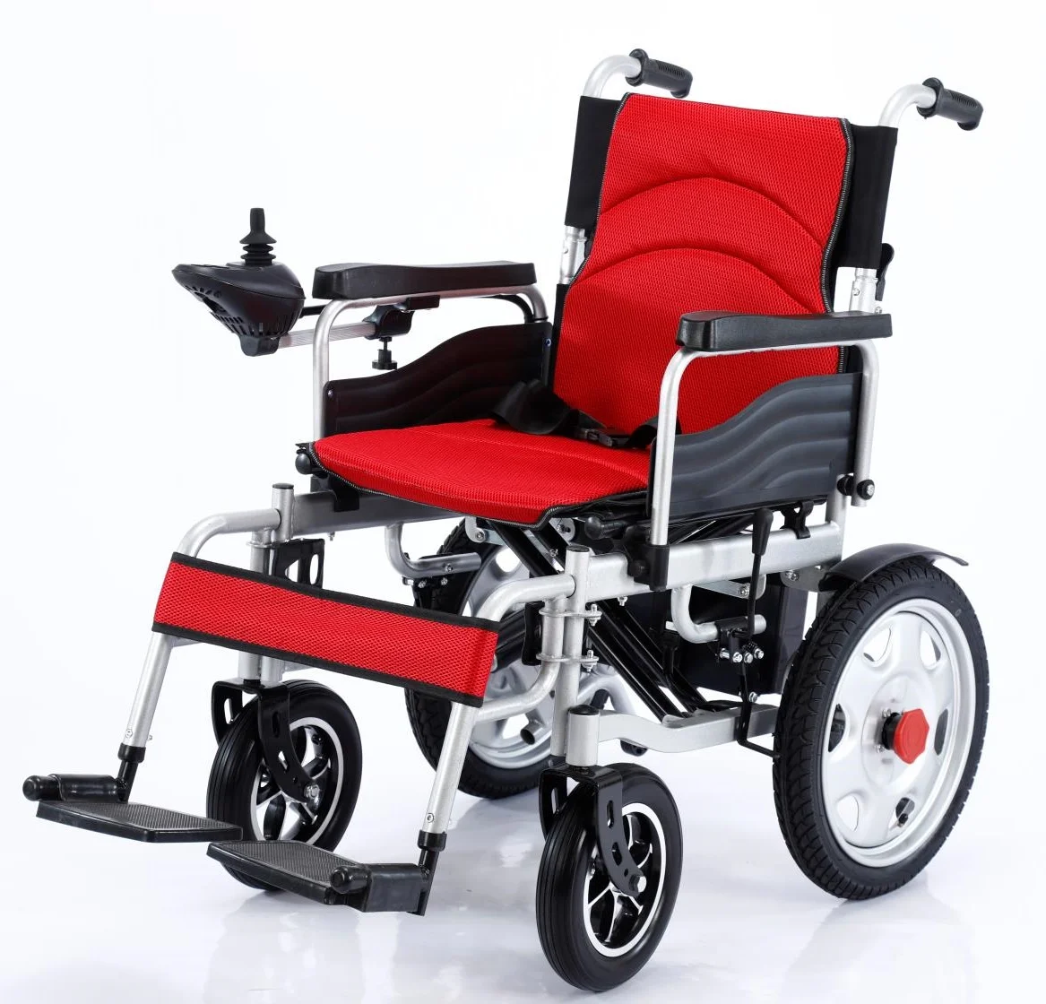 Electric Dual Motors Handicapped Wheelchair Folding Power Electronic Wheelchair