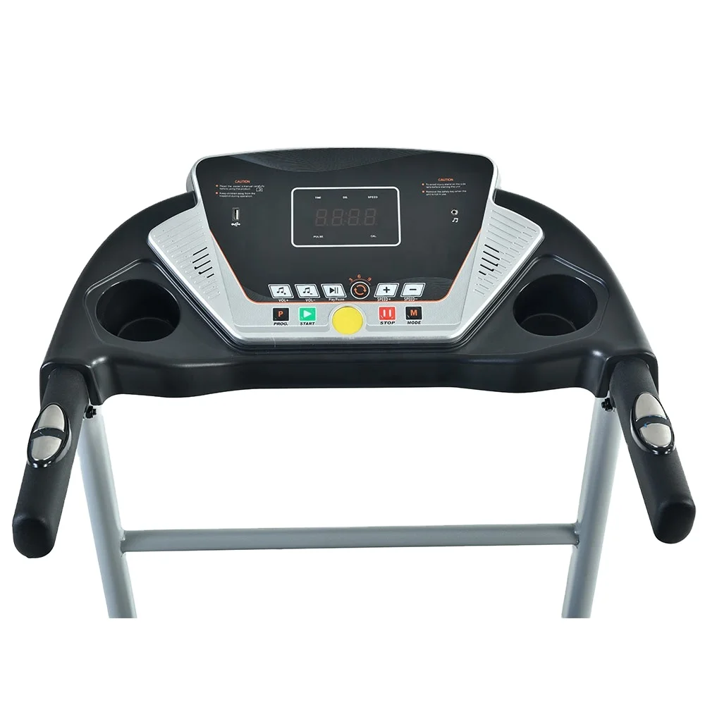 Lijiujia 1.5hp dc motor 12 auto programs heart rate monitor control speakers folding running machine treadmill