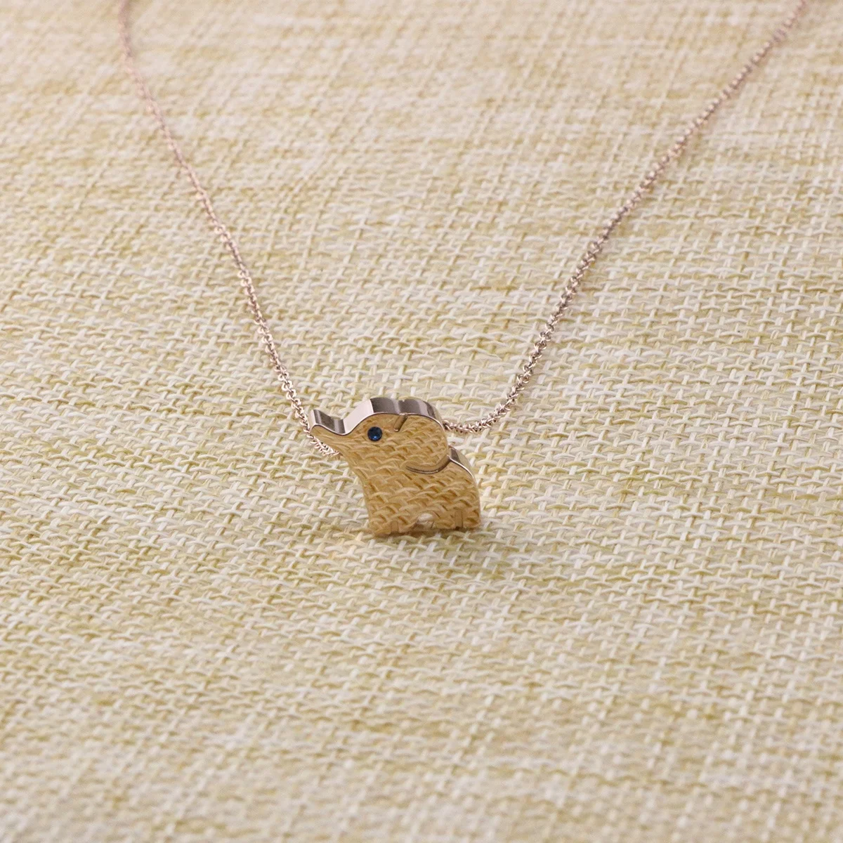 
Joycuff Kids Jewelry Cute Animal Pendant Elephant Design Any Pattern Custom Necklace for Children Women 