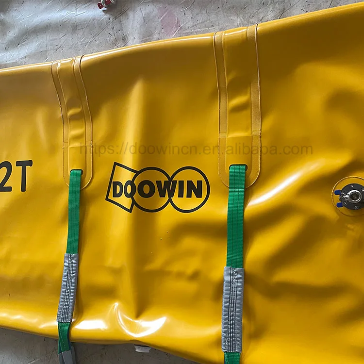 Best price Cylindrical and Elongated boat lift air bag underwater marine salvage air lift bag