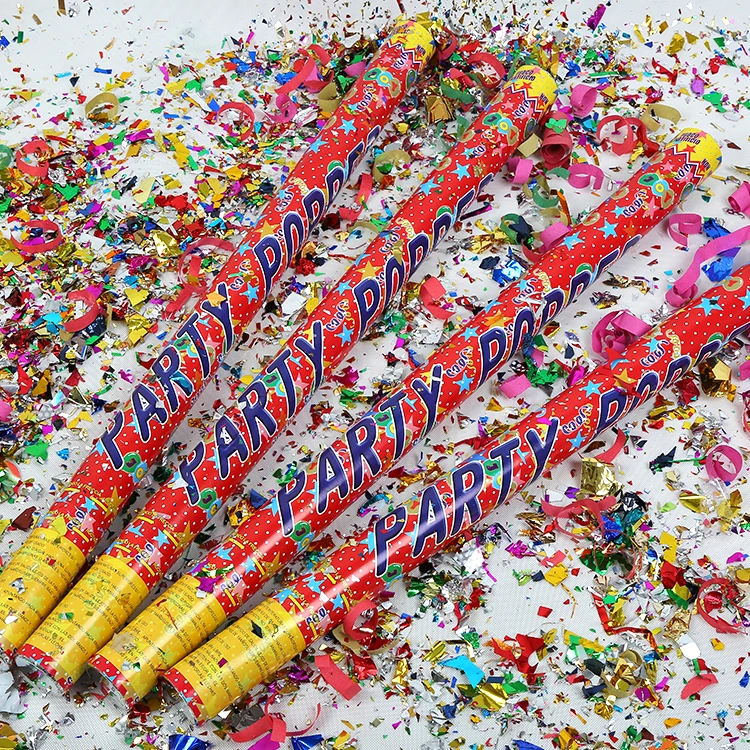 Supply Streamer Star Party Popper Compressed Confetti Streamers Cannon