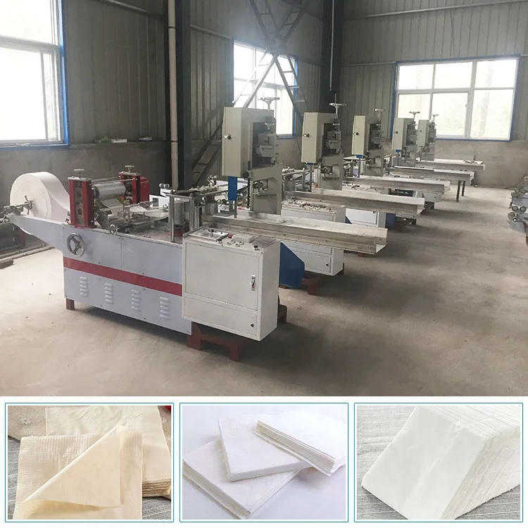 small fully automatic tissue napkin paper towel production making machines napkins for home business