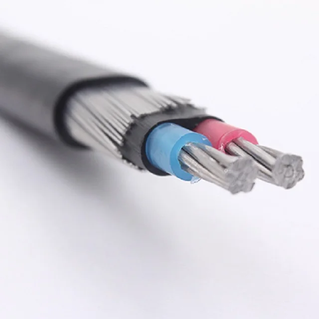  LV 0 6/1KV AWG BS стандартный алюминиевый сердечник PE изолированный концентрический нейтральный кабель с курткой из сшитого полиэтилена используемой для