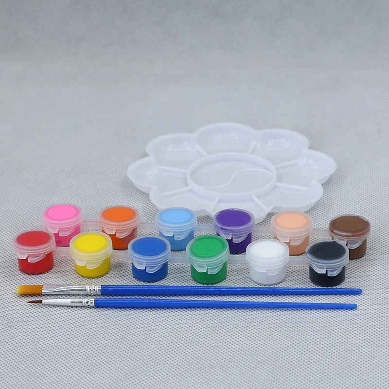 Hot Selling 6 Colors 3ml Mini Acrylic Leather Paint Acrylic Paint Buy