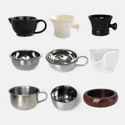 Черная керамическая чаша для бритья, чашка для бритья, чаша для мыла для бритья