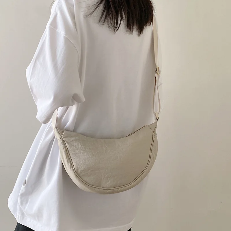 Women Dumpling Bag Female Nylon Ladies Crossbody Bags High Quality Dropshipping Female Cycling Picnic Shoulder Bag