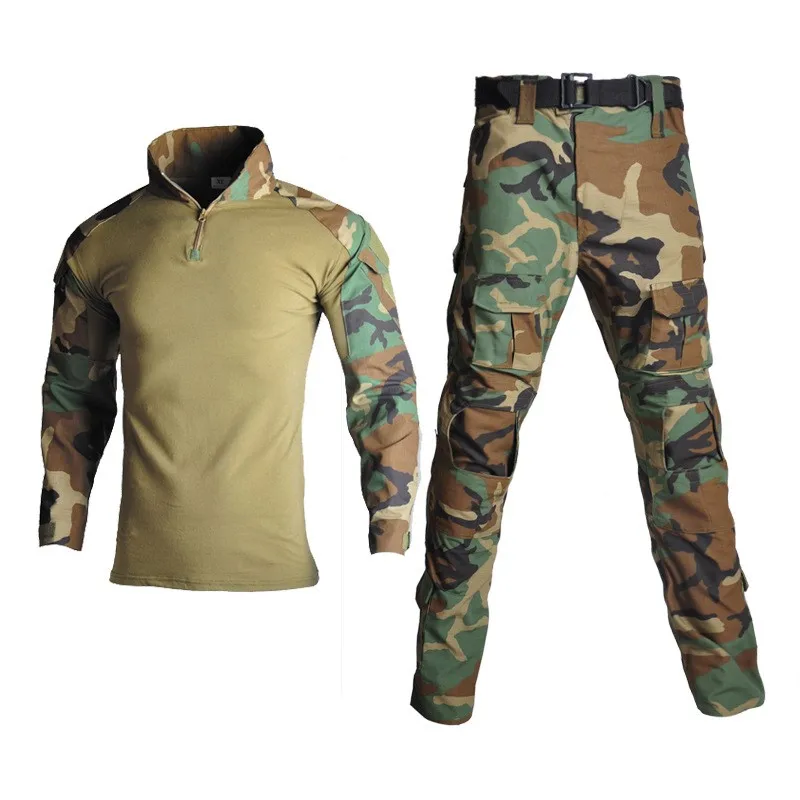 High Quality Multicolor Camouflage Frog Tactical Clothing Tactical Trousers Dress Tactical Uniforms