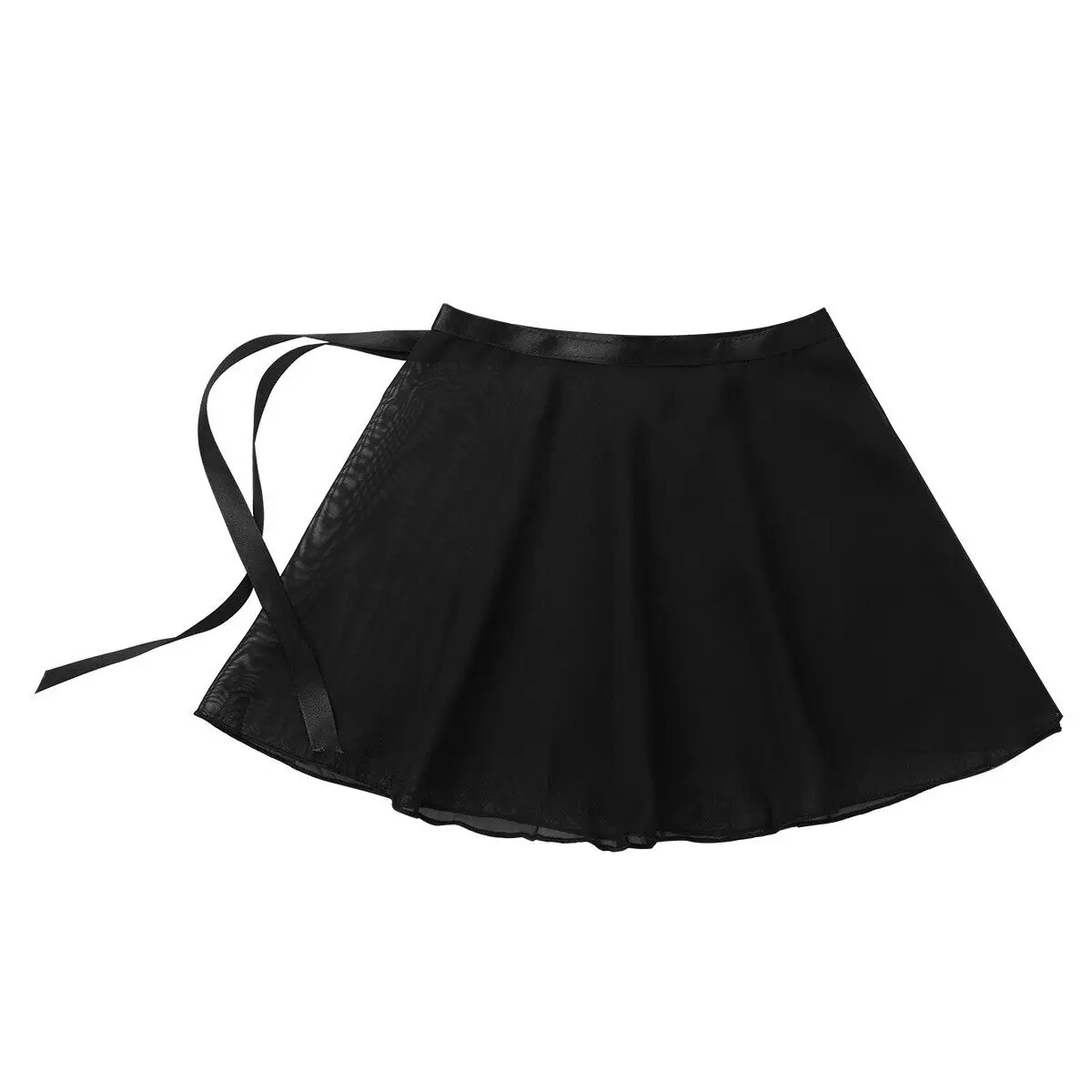 Girls Full Circle Skirt Chiffon Flowy Swing Dance Cosplay Costume Ballet skirt