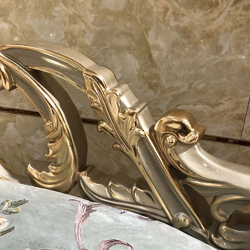 MO LANEuropean bedroom bed cloth art imperial concubine shoe stool luxury whole bed stool