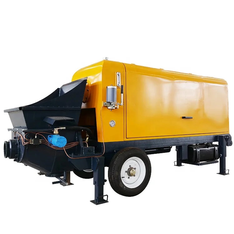 Diesel Pequeno bombas de concreto Maquina concrete pump