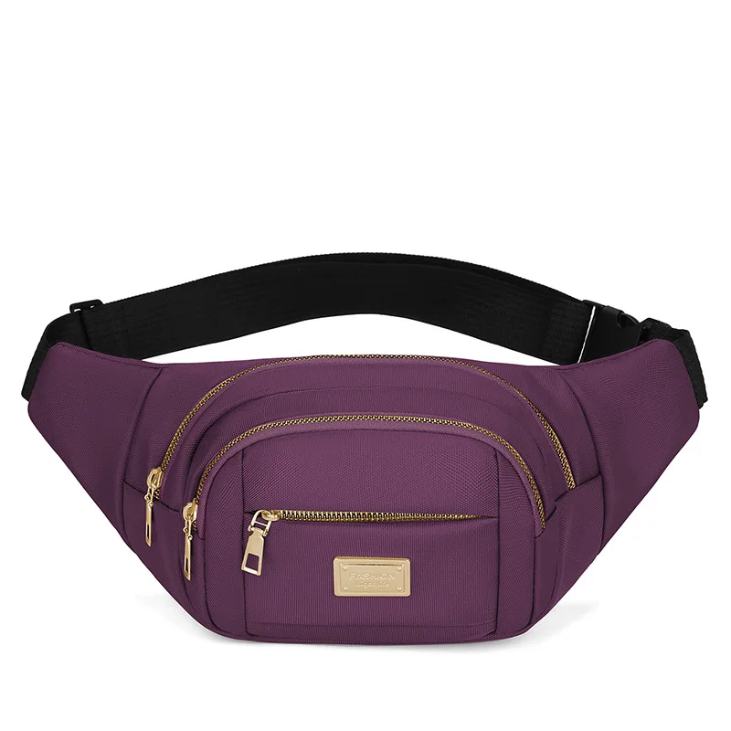 Wholesale Trendy Unisex Oxford Cloth Large Capacity Sports Waist Bags Multi-functional Mobile Phone Fanny pack