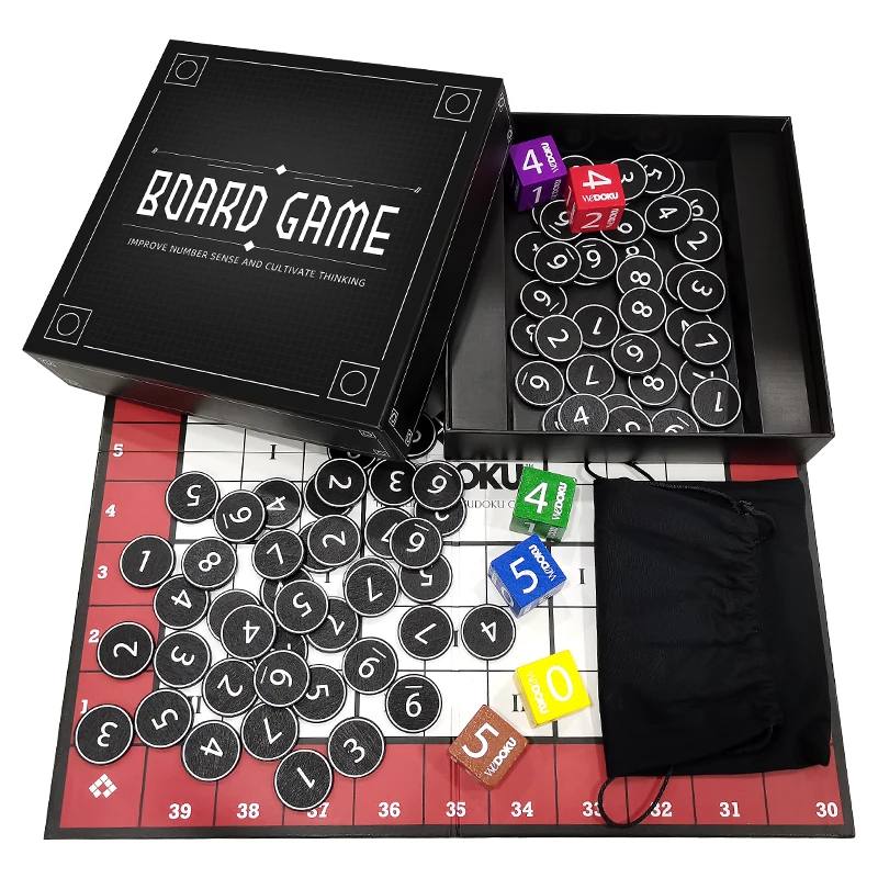 Board game manufacturer Free Sample Half fold square cardboard game board