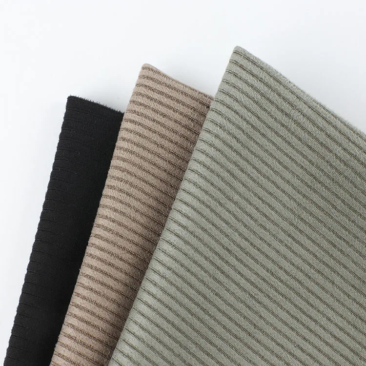 2023 fashion style 4 way stretch bronzed soft suede headliner raw material sofa fabric for upholstery