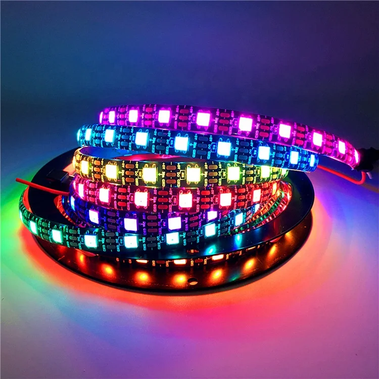 60LED 5v WS2812B SK6812 WS2812 ws2813 ws2815 addressable Smart Full Color Dream color 5050 LED Flexible Strip Light