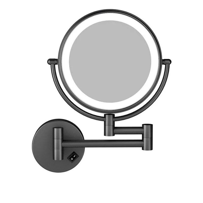 Makeup mirror Custom Irregular Shape Intelligent Anti-fog Smart Led Bath Wall Mounting Bathroom Mirror With Light