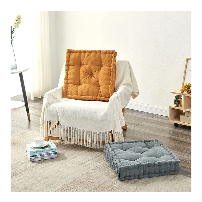 Innermor large mat adult square yoga balcony outdoor tatami chenille thickened meditation mat for living room