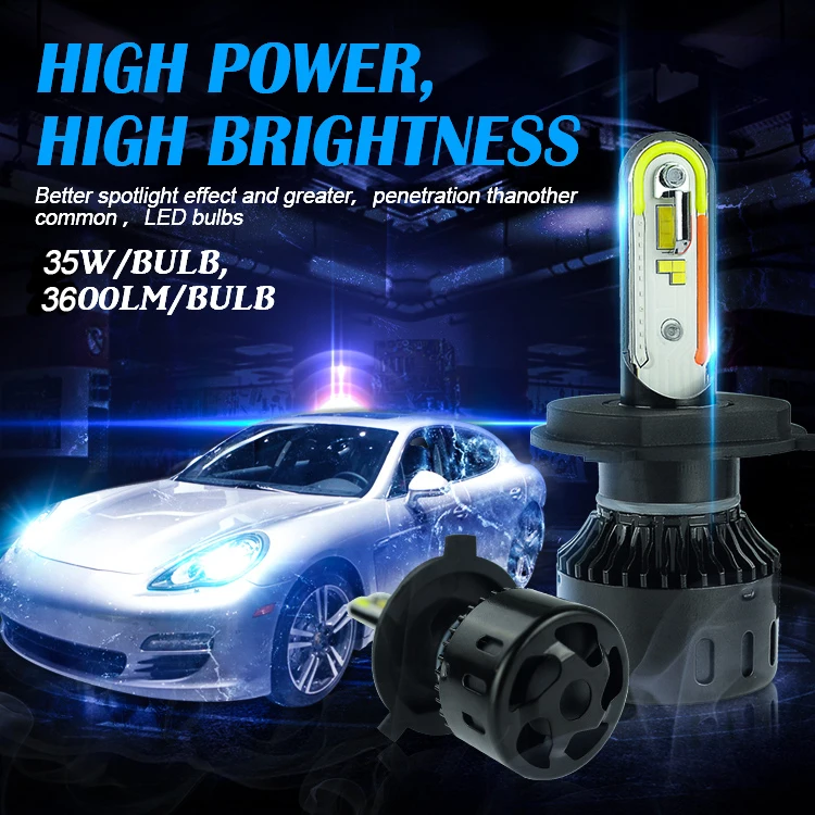 Mobile App to control RGB multicolor automotive led bulb 9005 H11 H7 880 5202 car headlamp H4 led headlight