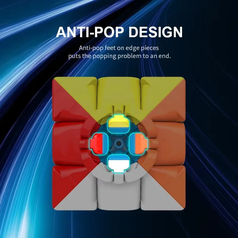 Hot Sell 3x3 Speed Puzzle Magic Cube Educational Toy Third-order Stickers 5.6cm magic puzzle cube Brain Toy for kid