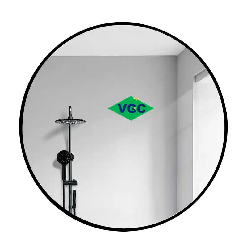 VGC Cheap Price Decorative Round Gold Framed Mirror for Wall  Bathroom Wall Golden Decorative Mirror