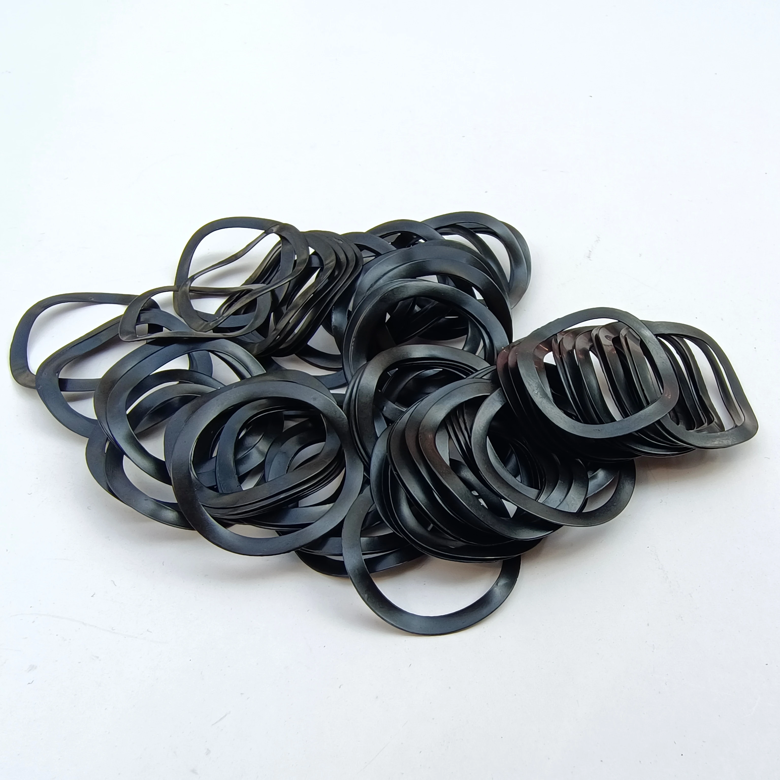 ZN select size Steel Black wave spring washers Sliding washer wave type elastic gasket lock Huasi elastic washer Round