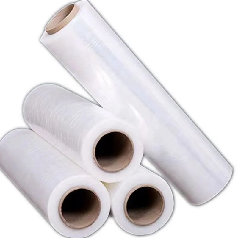 Industry china factory price 5times stretch clear/color 100% virgin raw material lldpe stretch film wrapping film