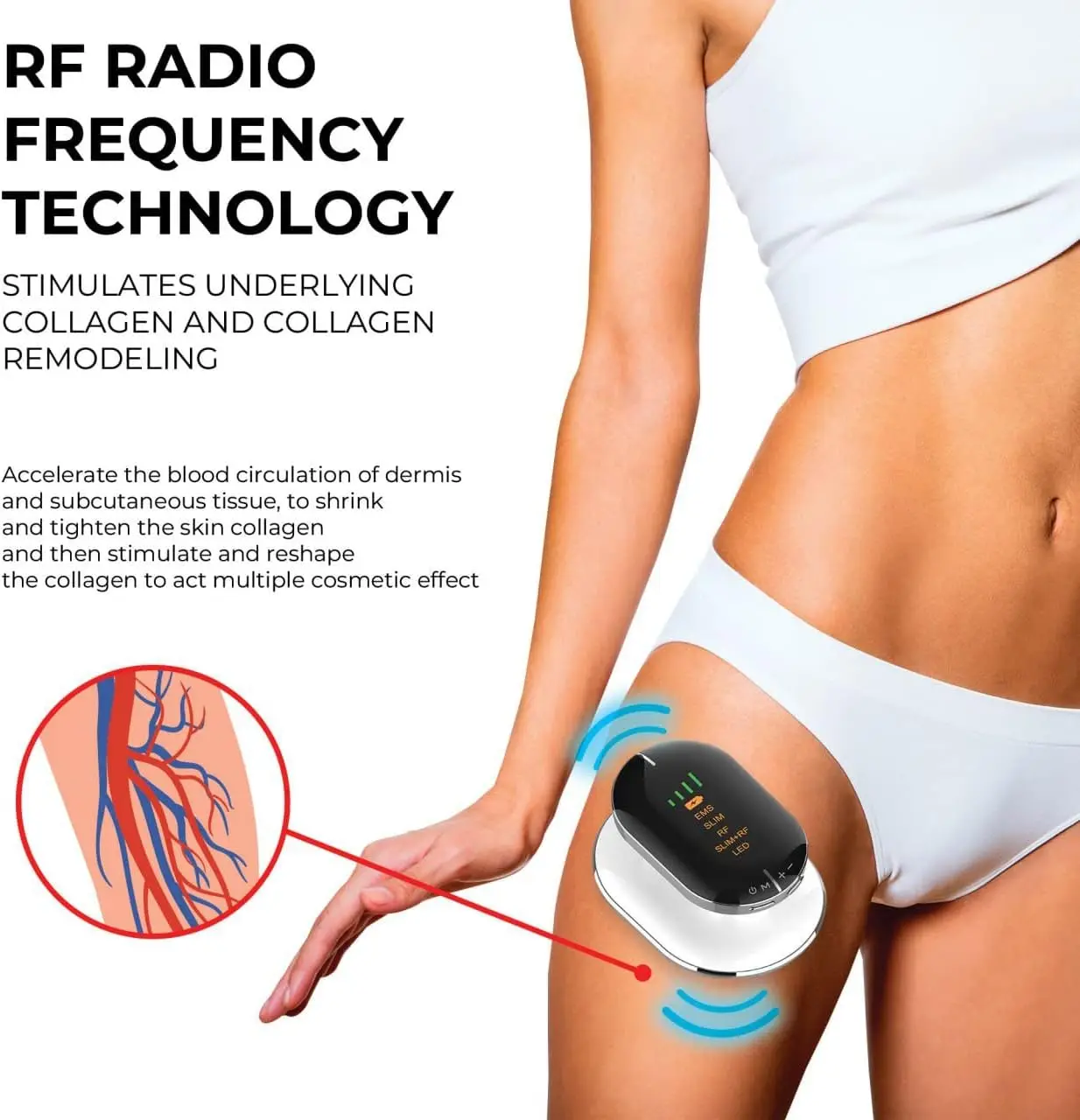 EMS Sculpting Machine Professional Cordless Cellulite Massager Skin Tightening Device Body Shaping Machine for Belly Arm Leg Hip