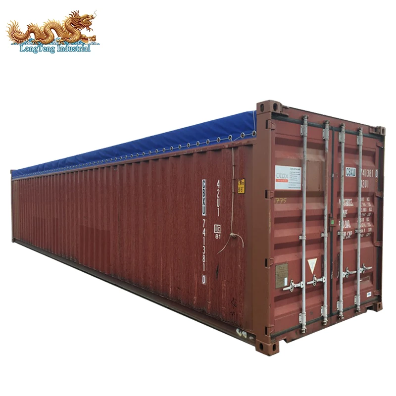 Б/у Брезентовая крышка б/у 40 футов, мягкий открывающийся контейнер для доставки