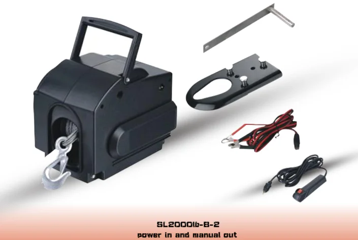 Portable 2000lb 3500lb 5000lb 11000lb 15000lb 12V Wireless Remote Control Electric Boat Trailer for Boat Winch