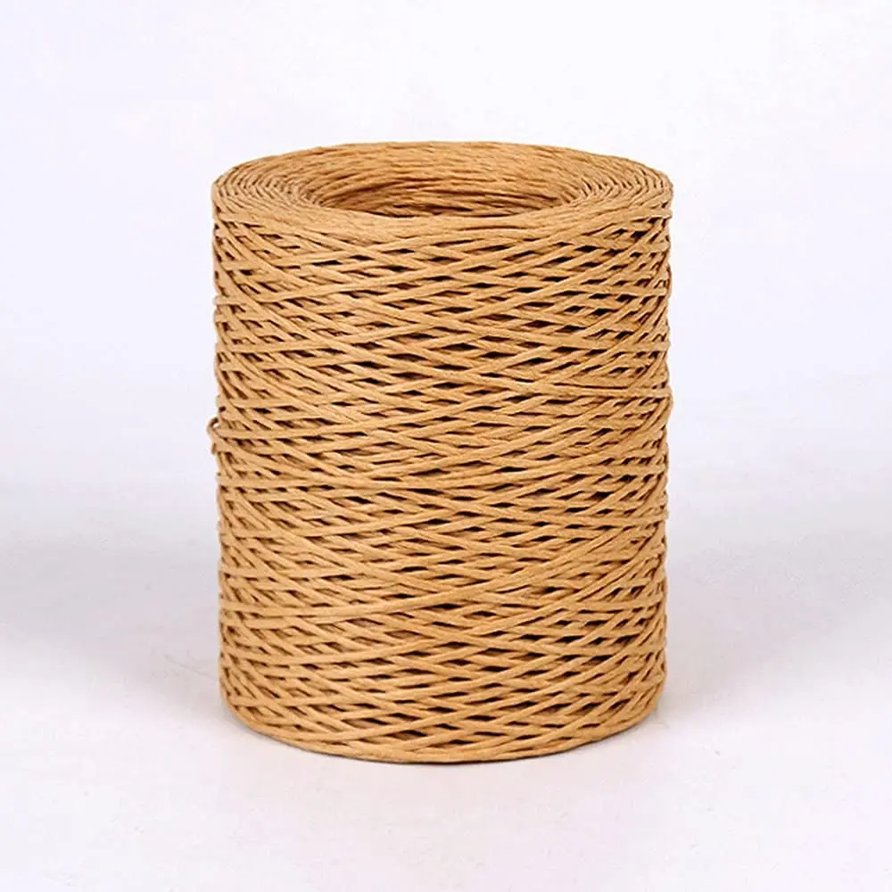 High Strength Paper Raffia String Kraft Paper Rope Twisted for Cable and Wire filling material 094' 112' 125'